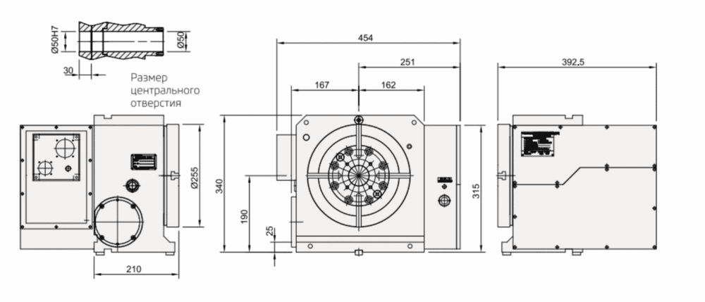 Detron GV-255HB ø255 мм